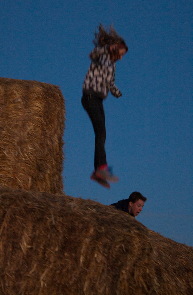 Playing at the Pumpkin Patch