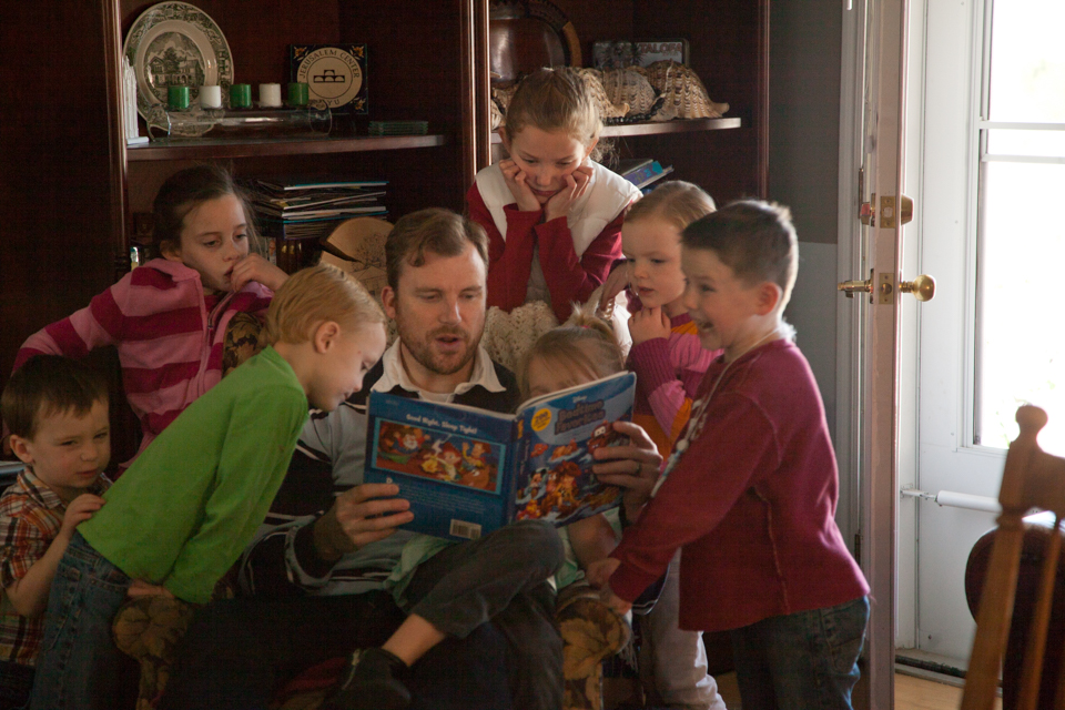 Reading with their Uncle