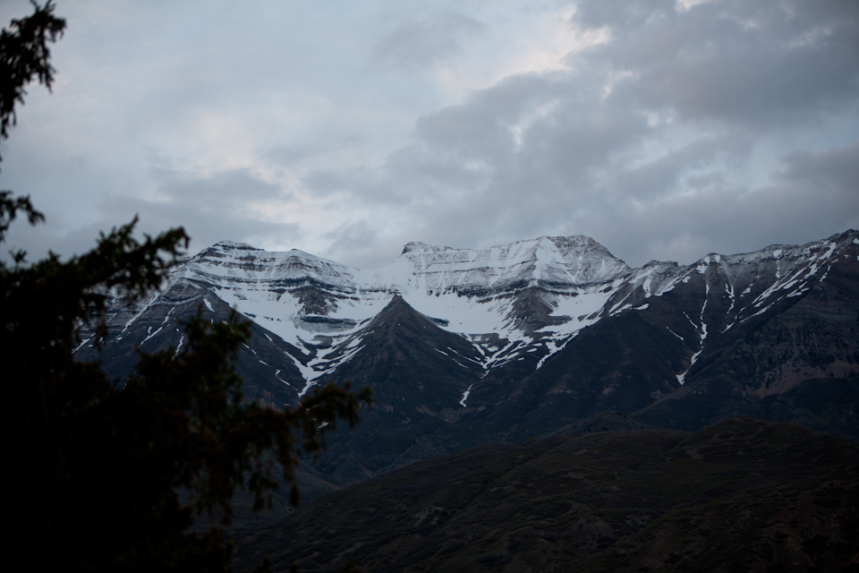 A little more snow on timp