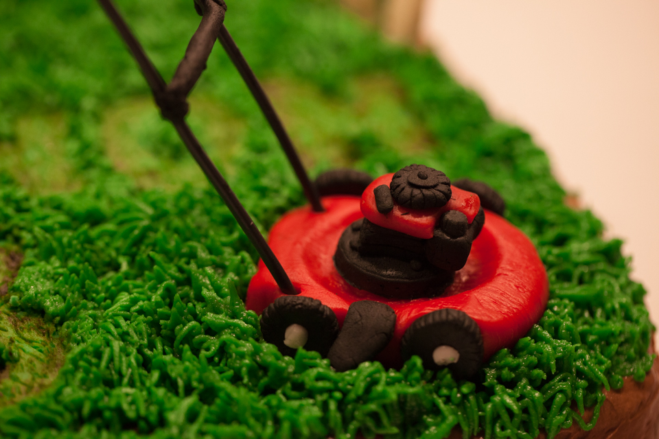 Lawn Mower Cake