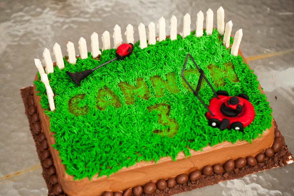 Lawn Mower Cake - Rees Times