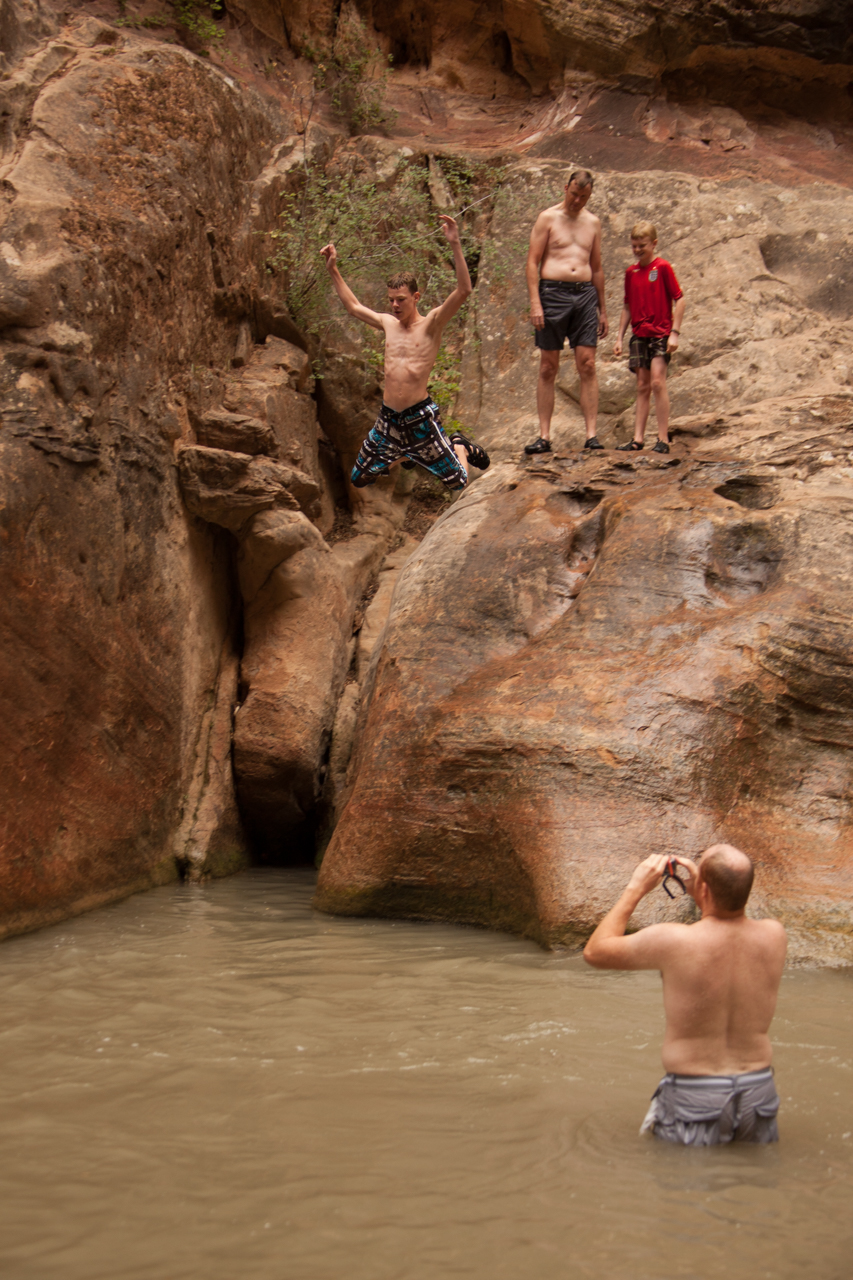 Rock jumping