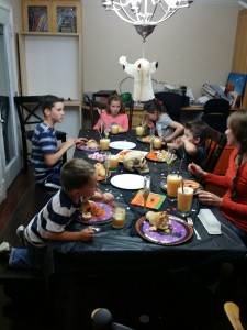 Halloween dinner