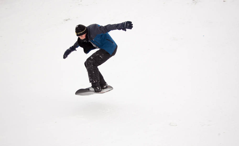 Snow boarding