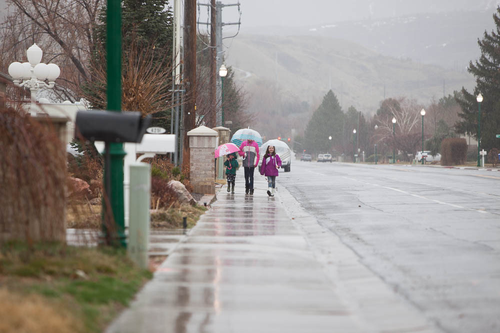 Walking in the Rain