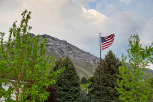 Flag in the Evening Wind