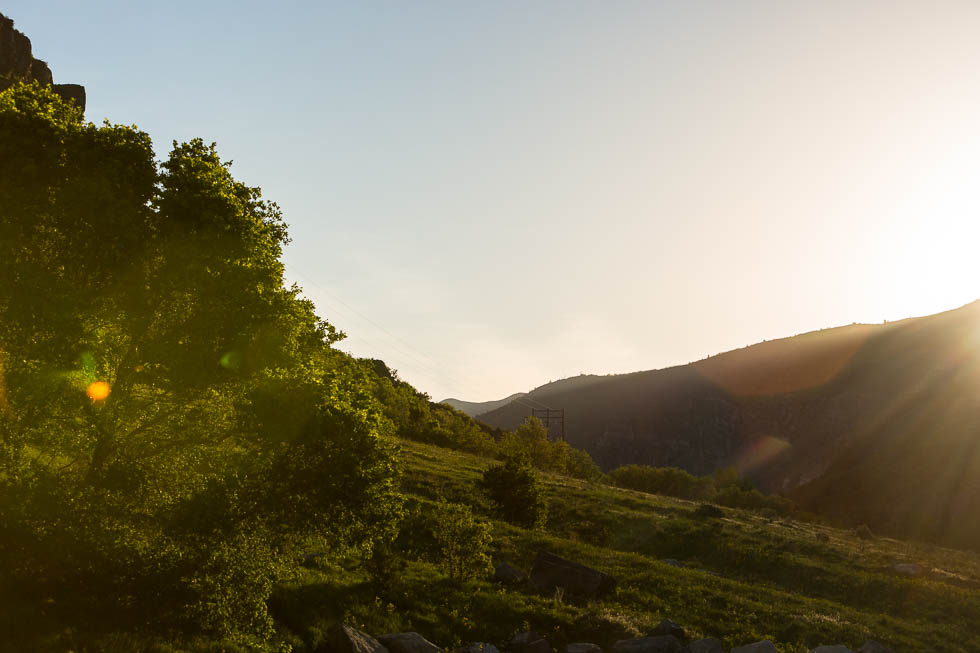 Sunrise in the Canyon