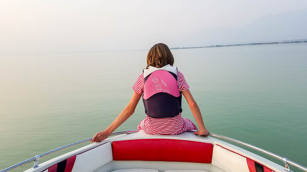 Relaxing on the Boat