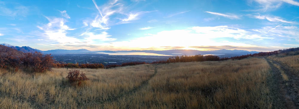 Utah Valley from Dry Canyon