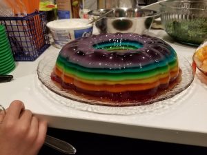 Rainbow Jello